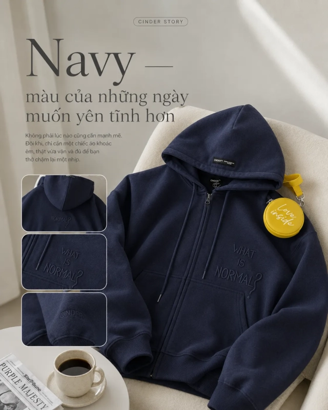 Navy — màu của những ngày muốn yên tĩnh hơn