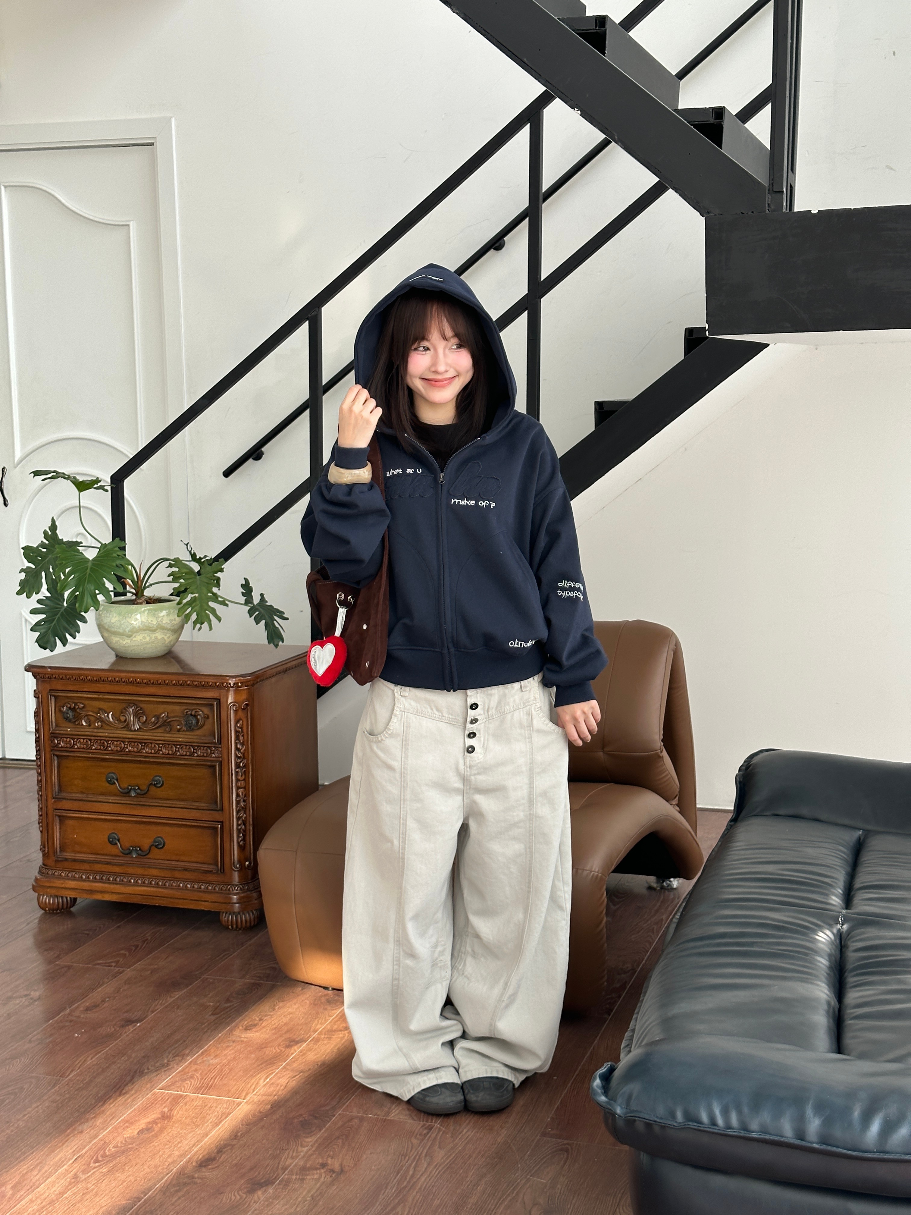 Make - Hoodie Zip Boxy