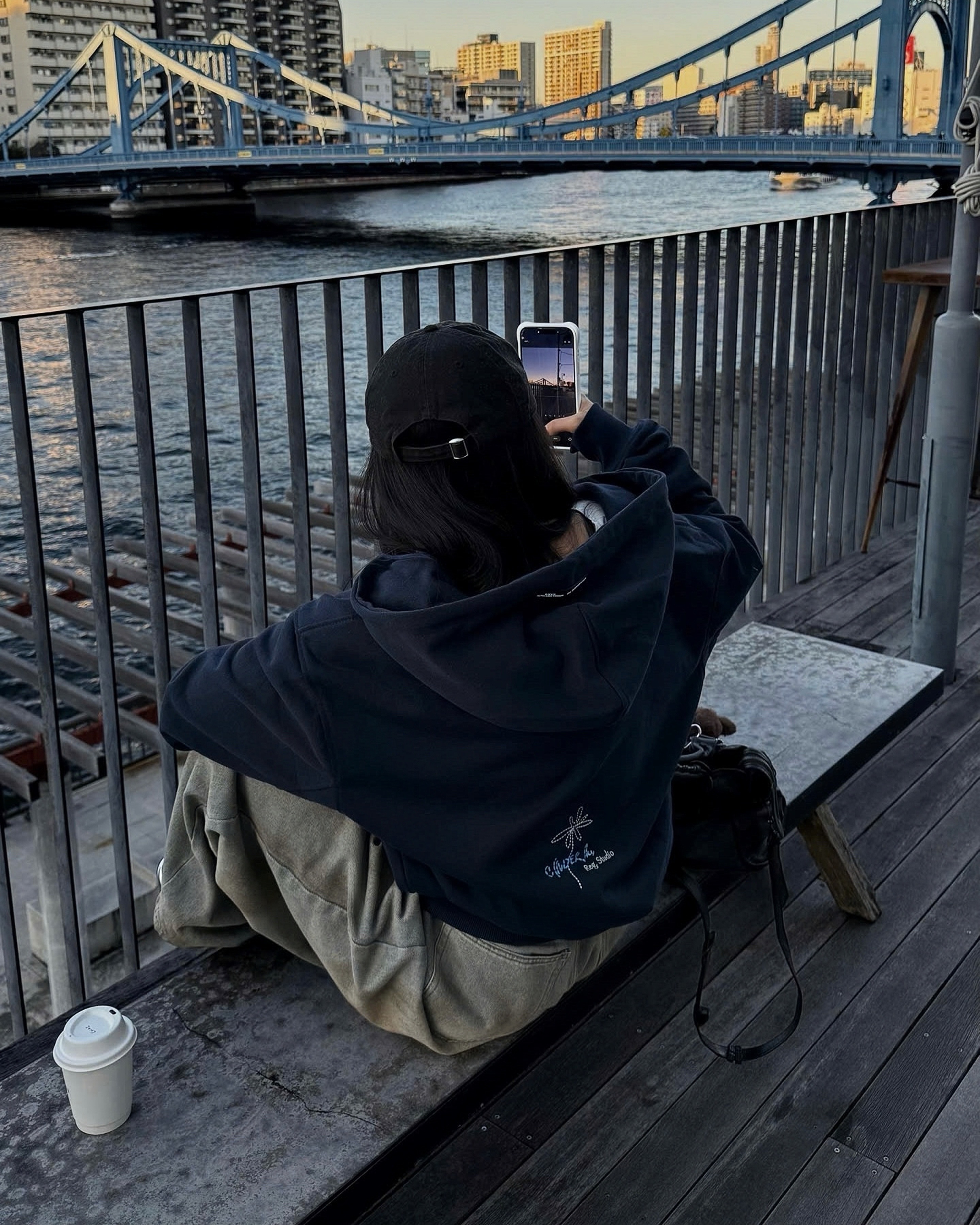 Garden - Hoodie Zip Boxy