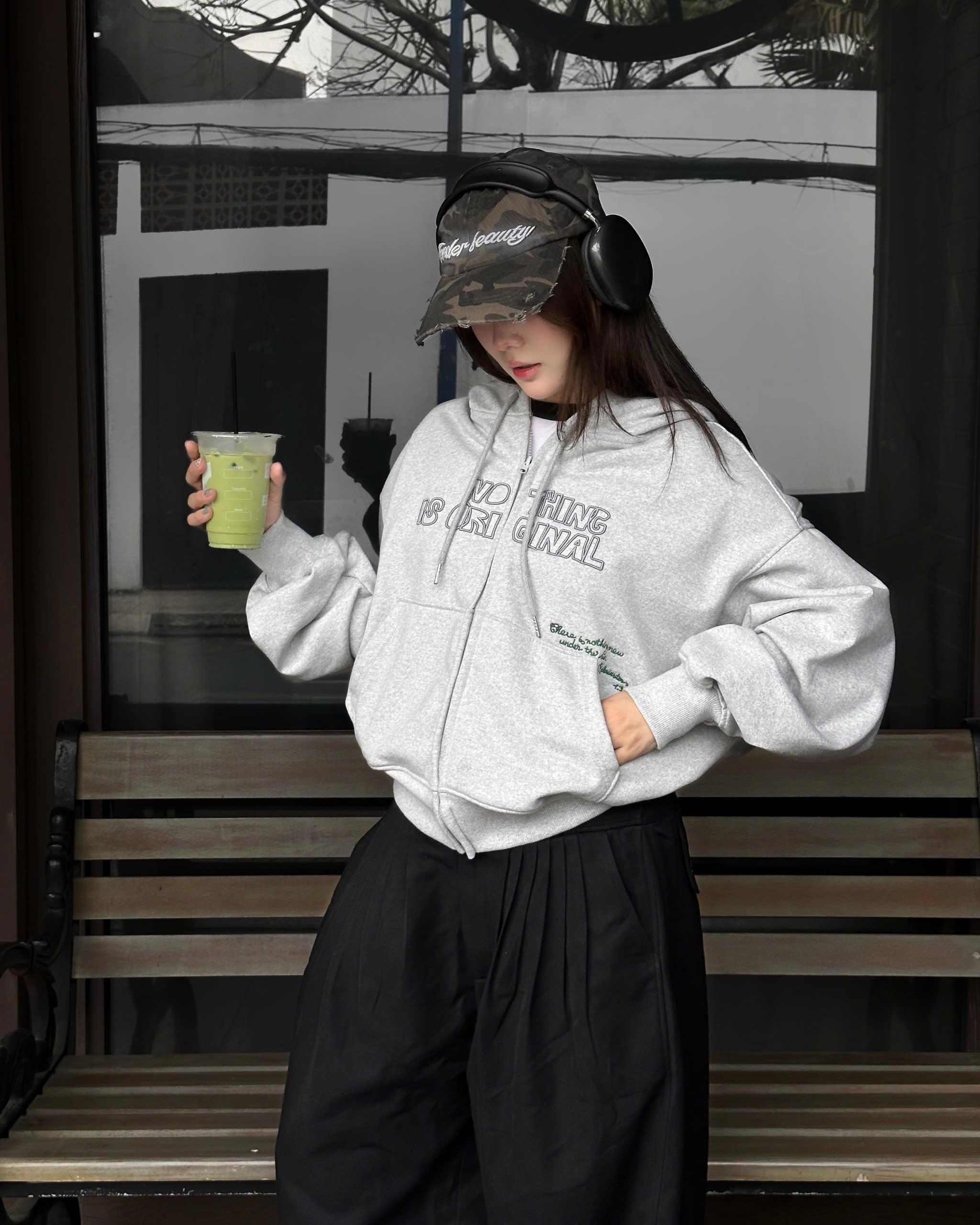 Original - Hoodie Zip Boxy