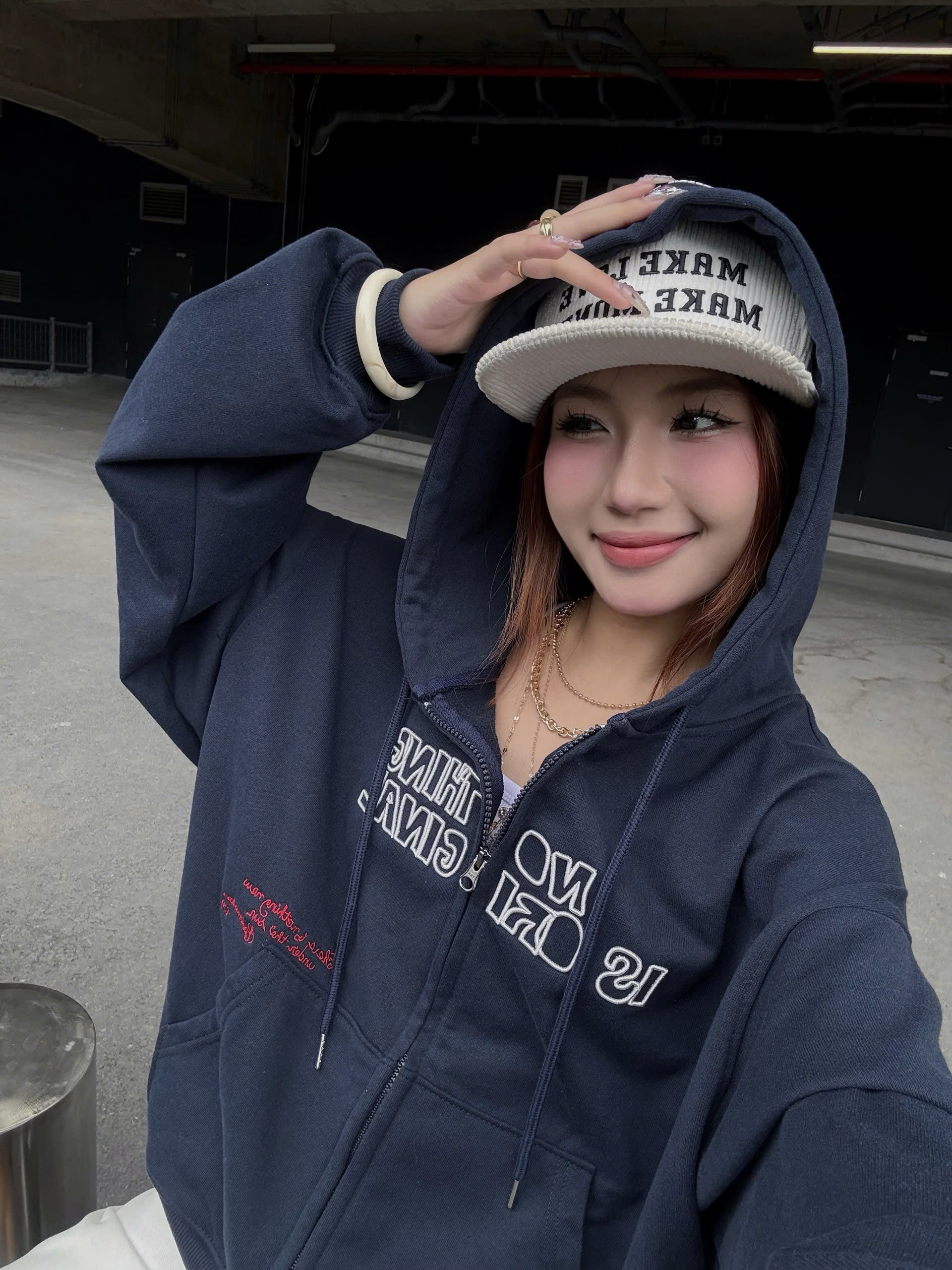 Original - Hoodie Zip Boxy