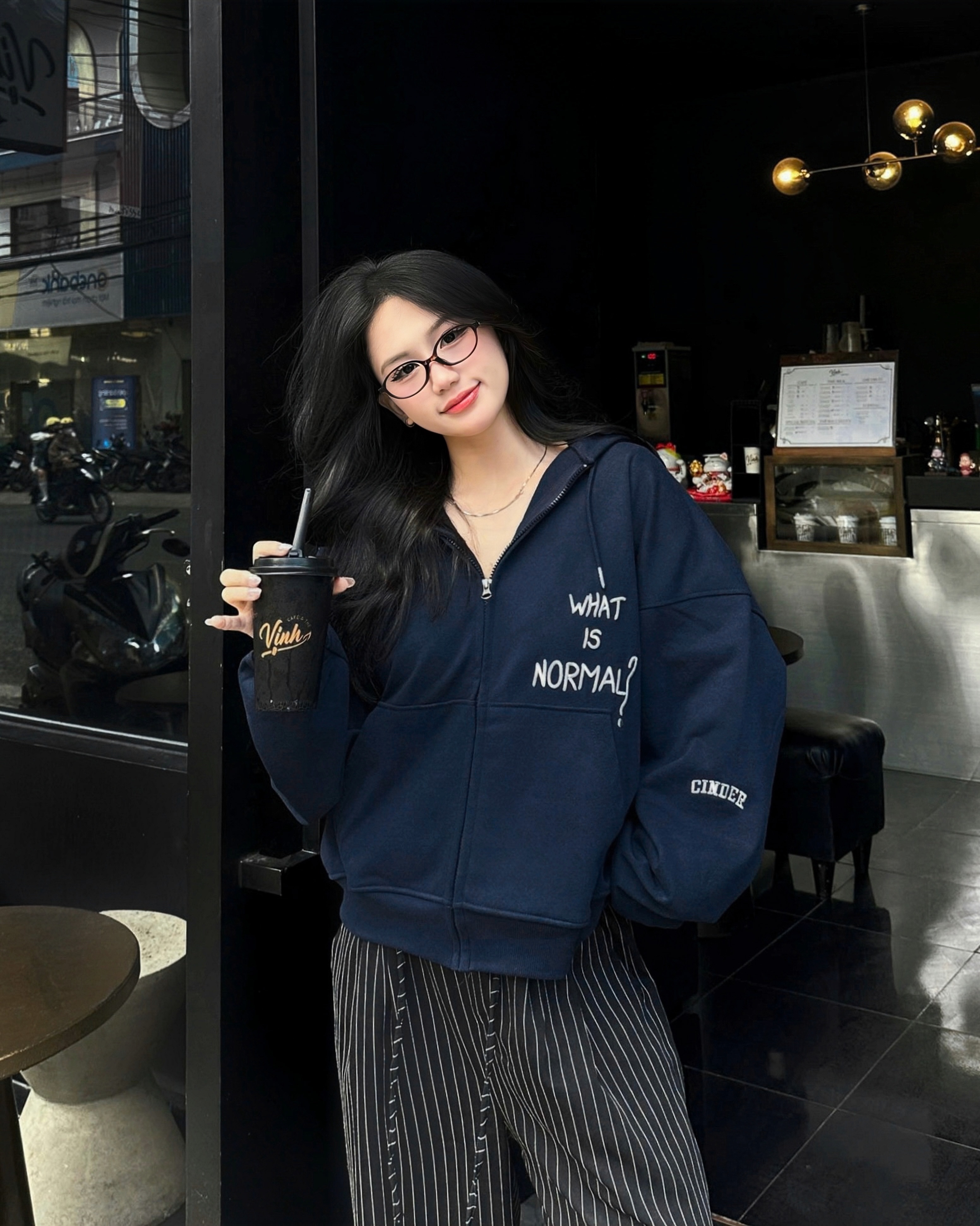 Normal - Hoodie Zip Boxy