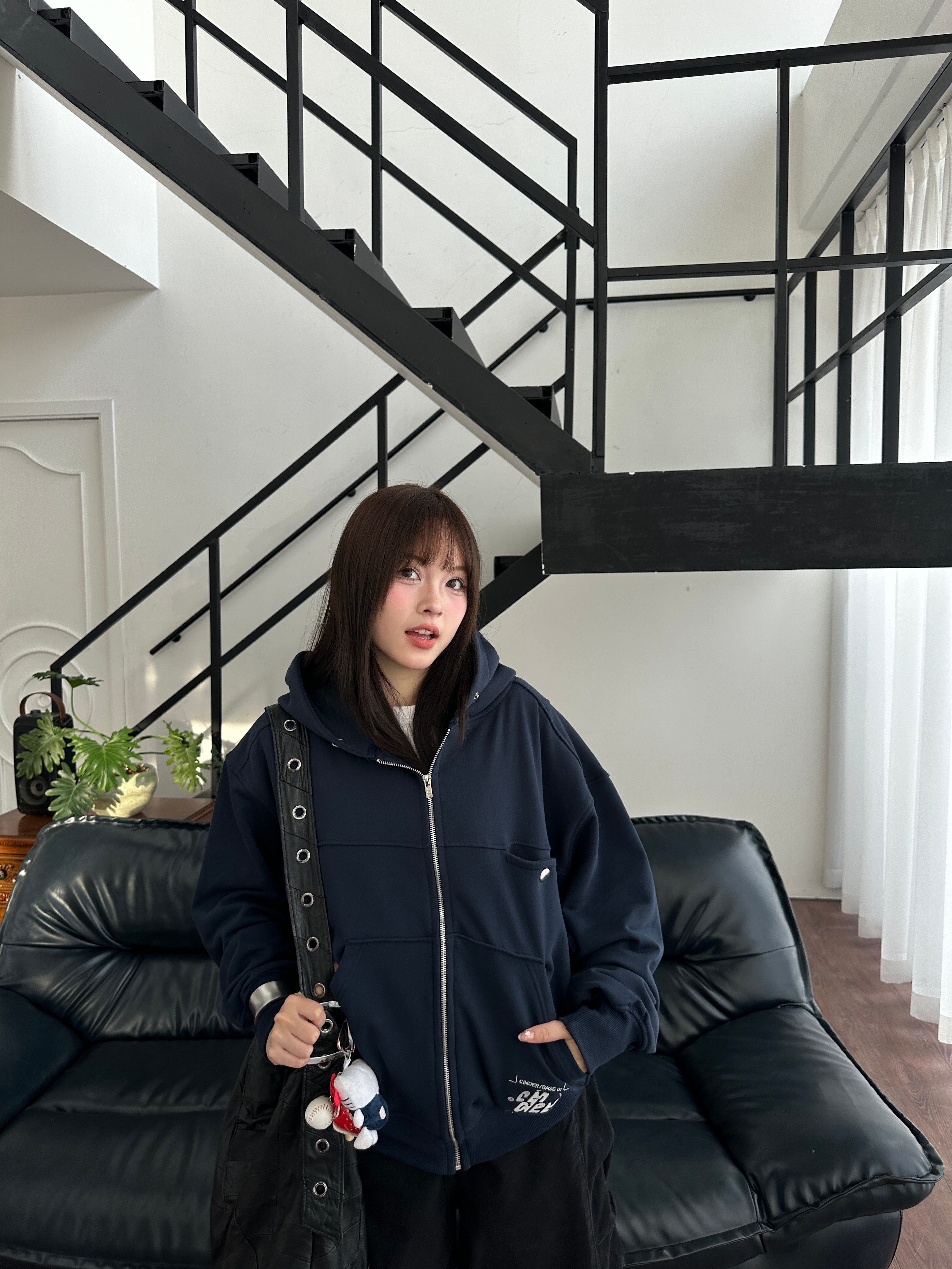 Base - Hoodie Zip Boxy