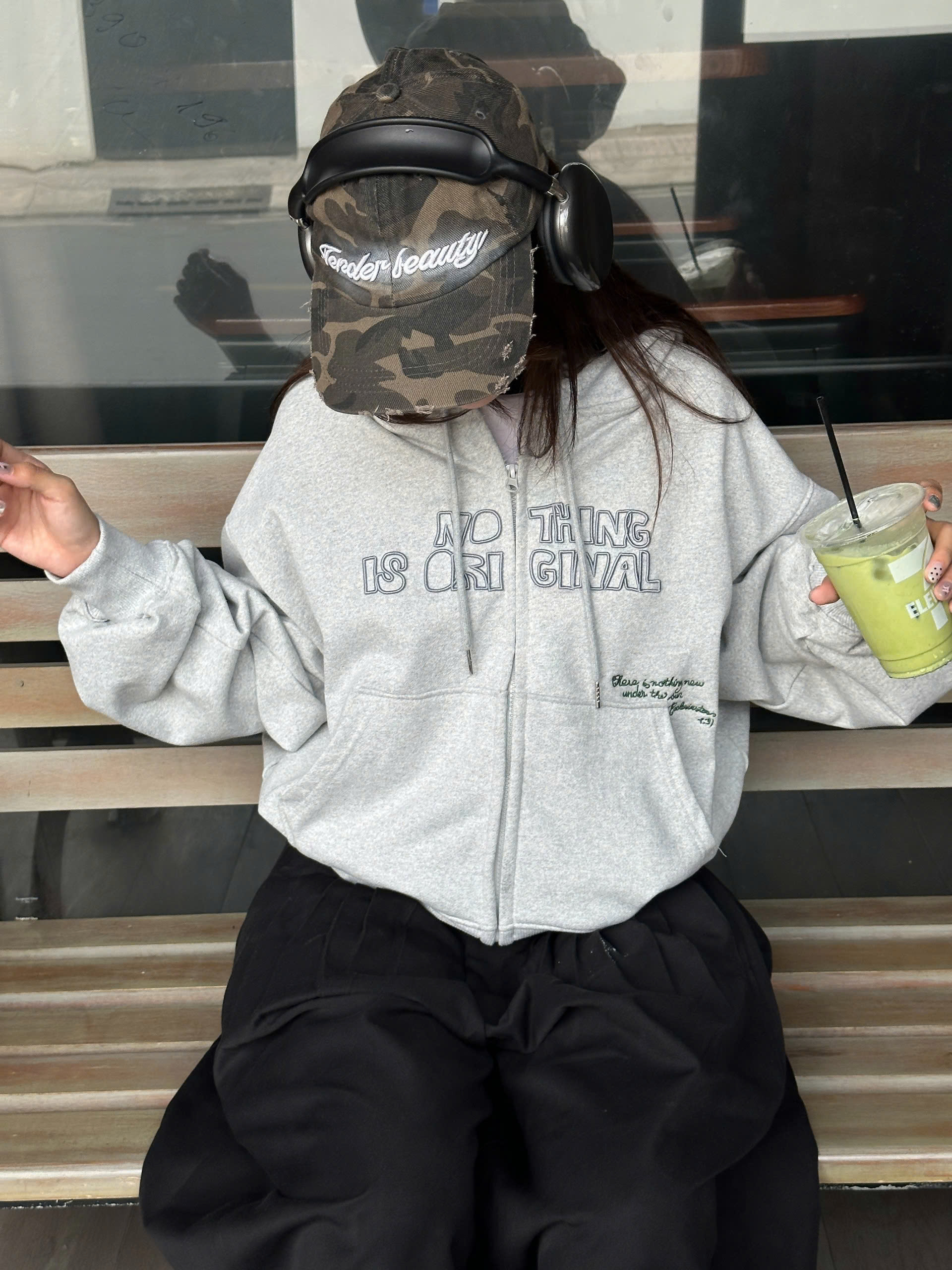 Original - Hoodie Zip Boxy