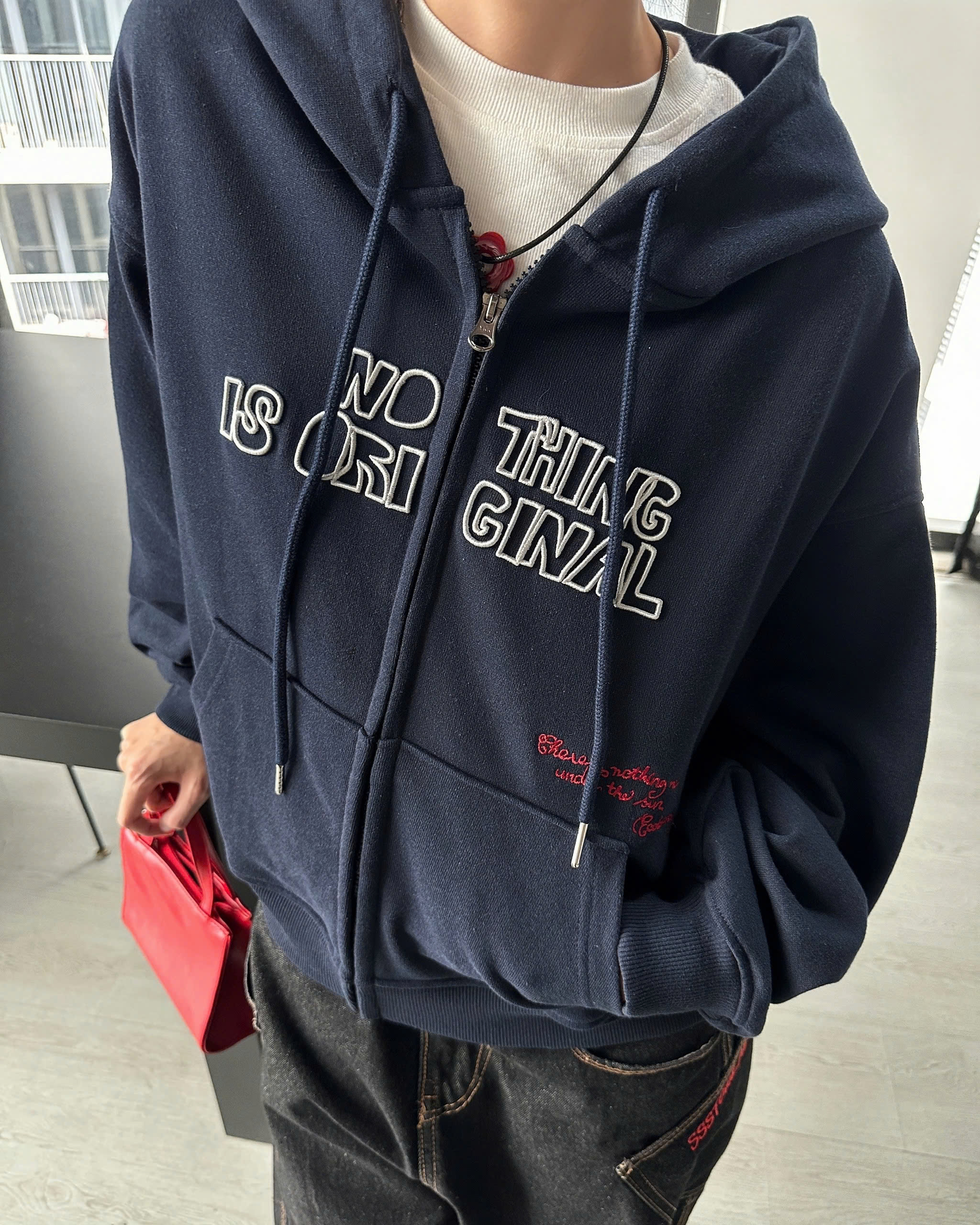 Original - Hoodie Zip Boxy