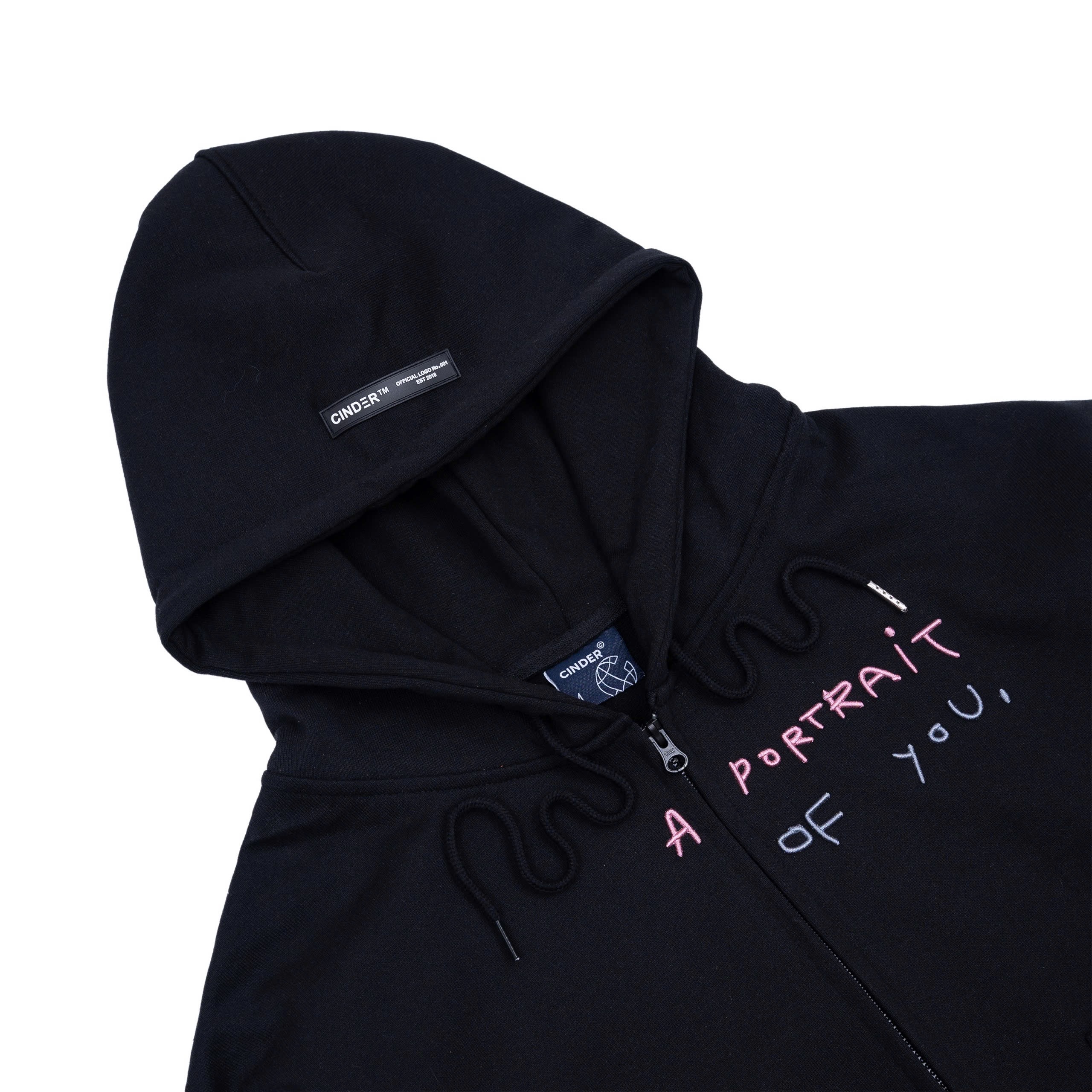 Portrait - Hoodie Zip Boxy