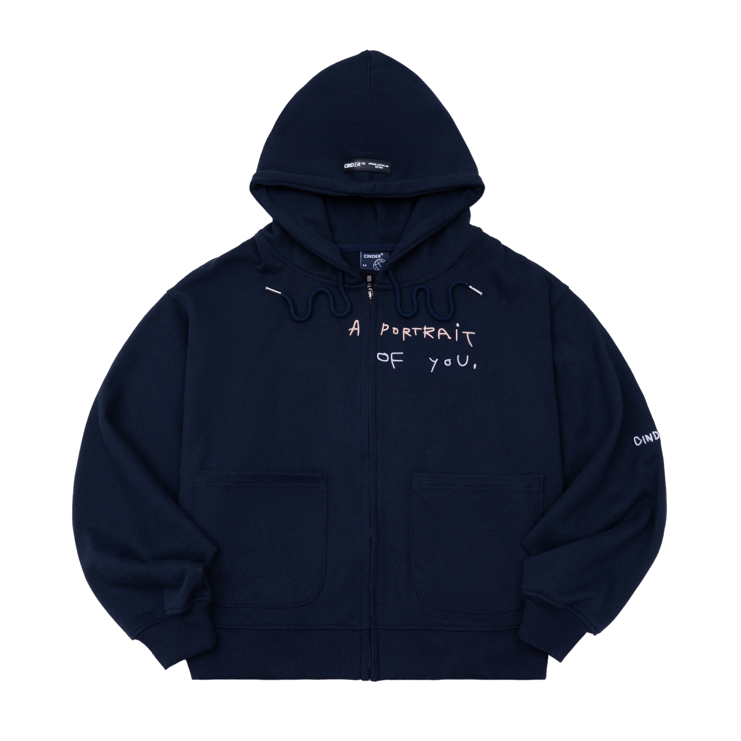 Portrait - Hoodie Zip Boxy