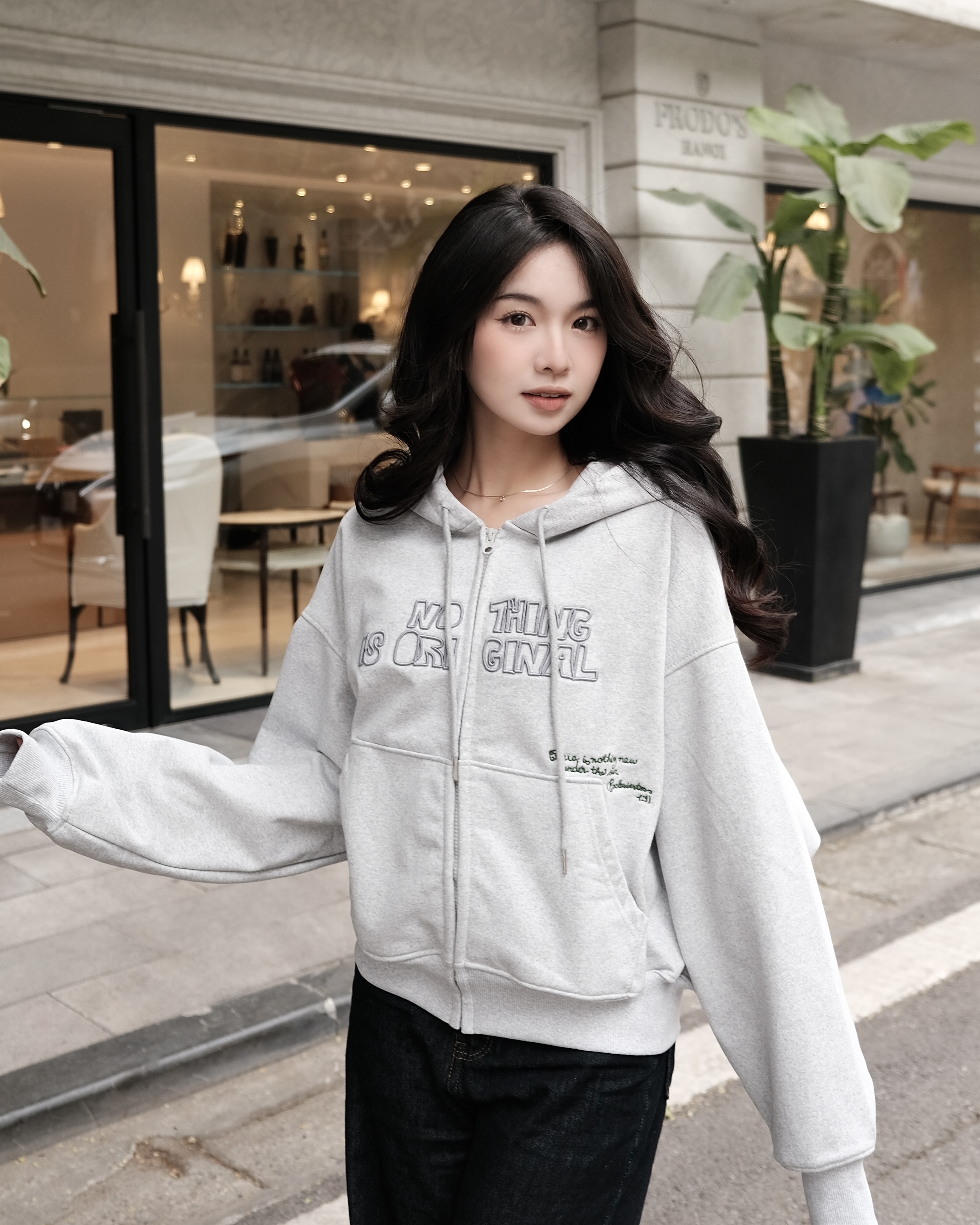 Original - Hoodie Zip Boxy