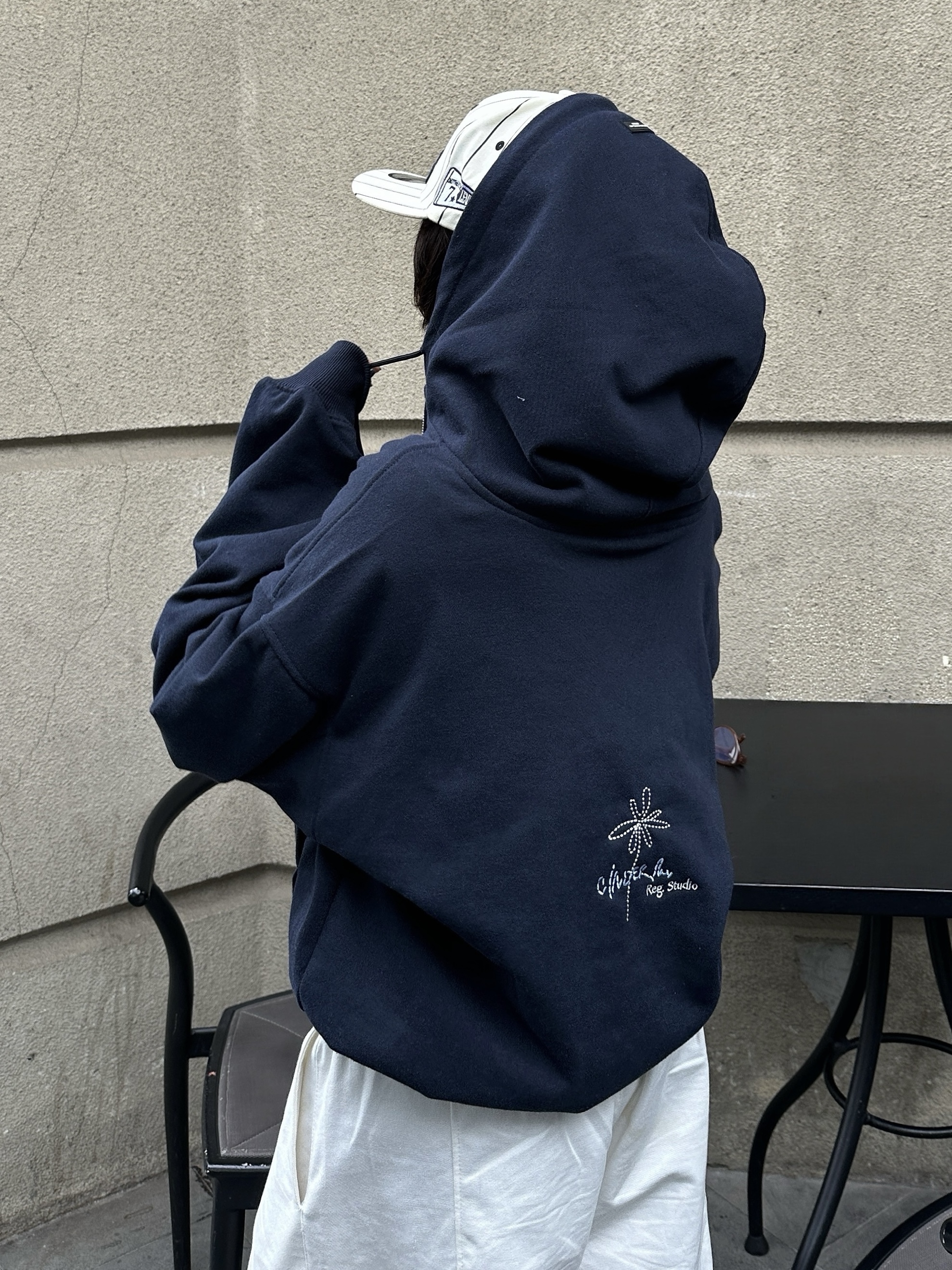 Garden - Hoodie Zip Boxy