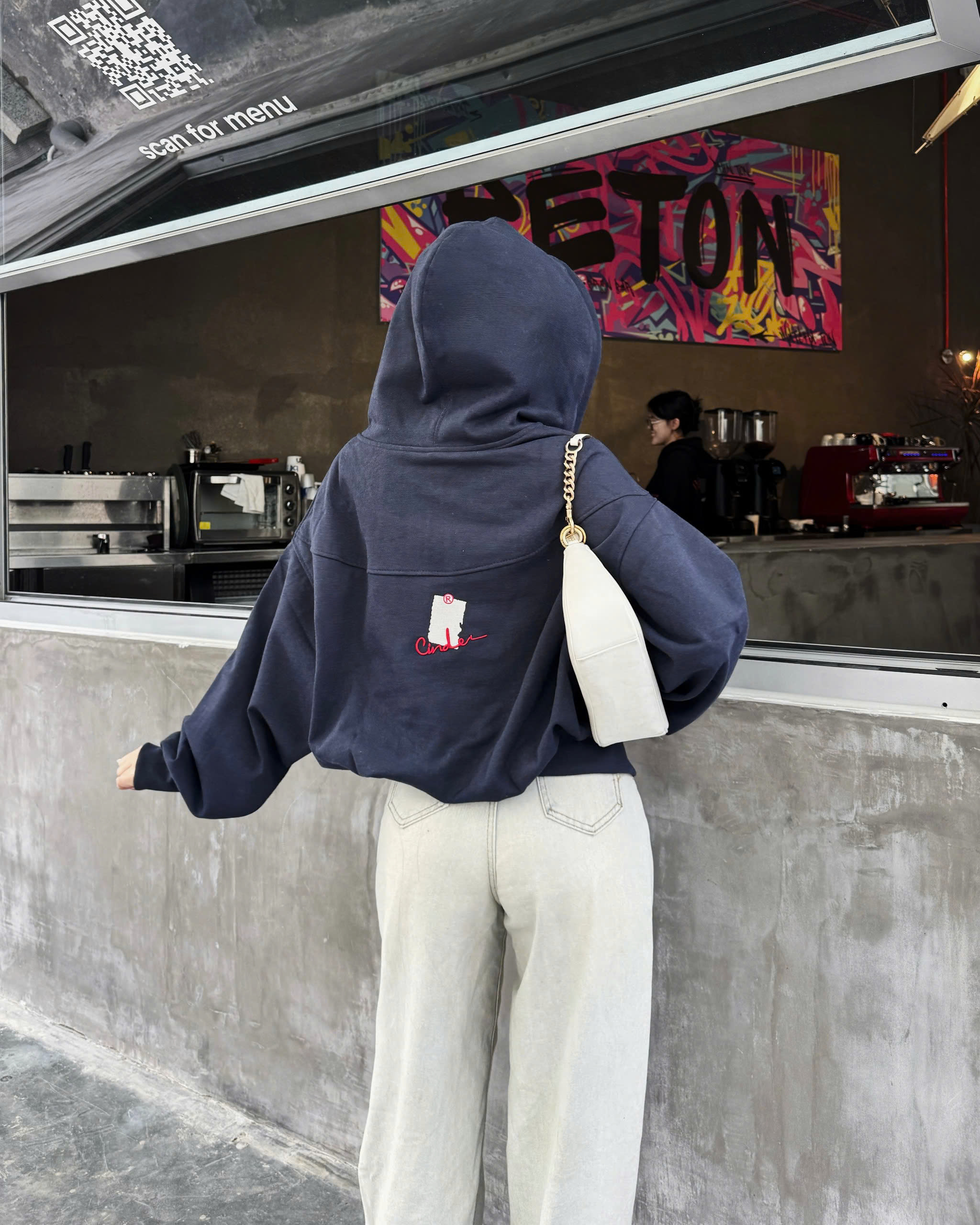Original - Hoodie Zip Boxy