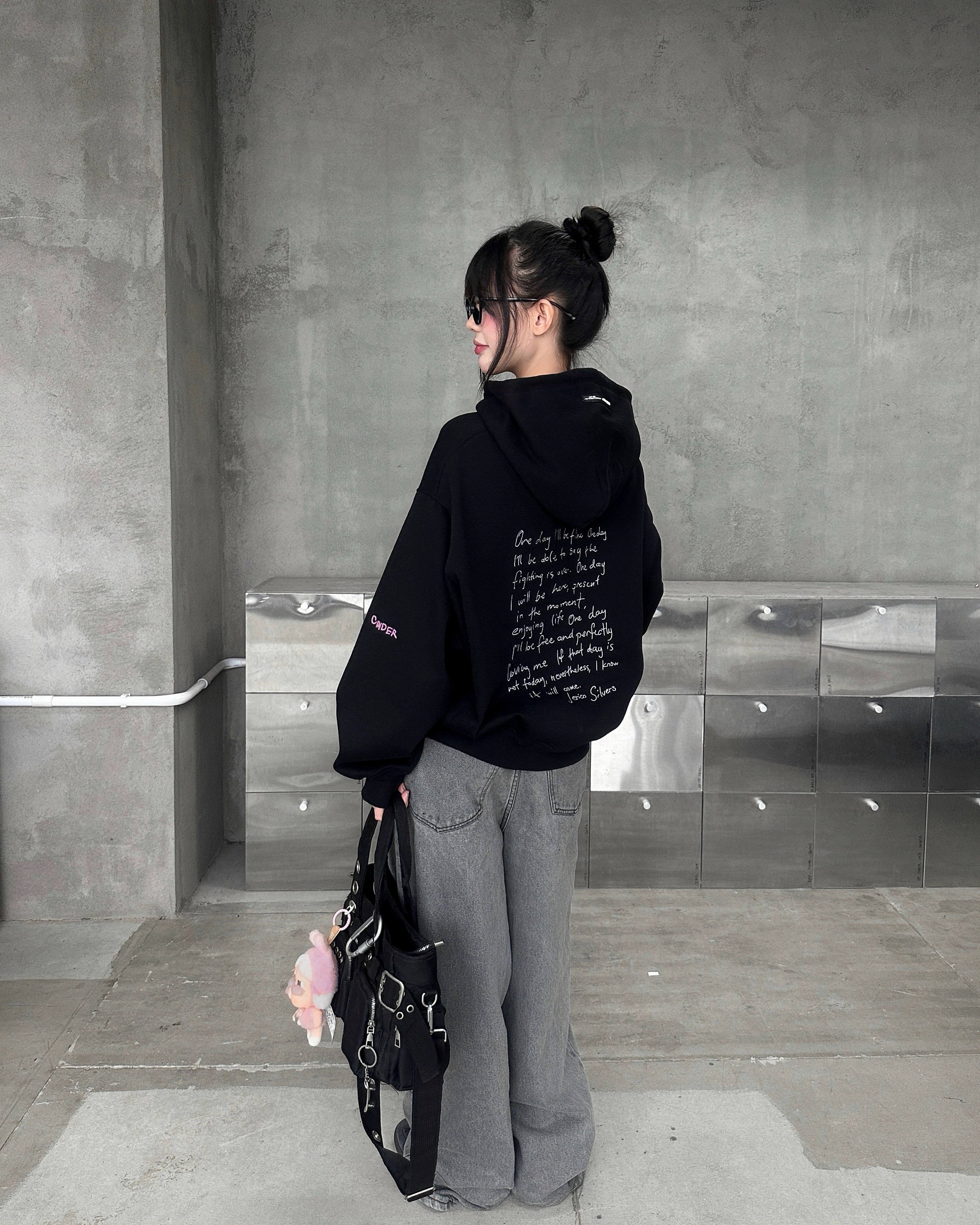 Portrait - Hoodie Zip Boxy