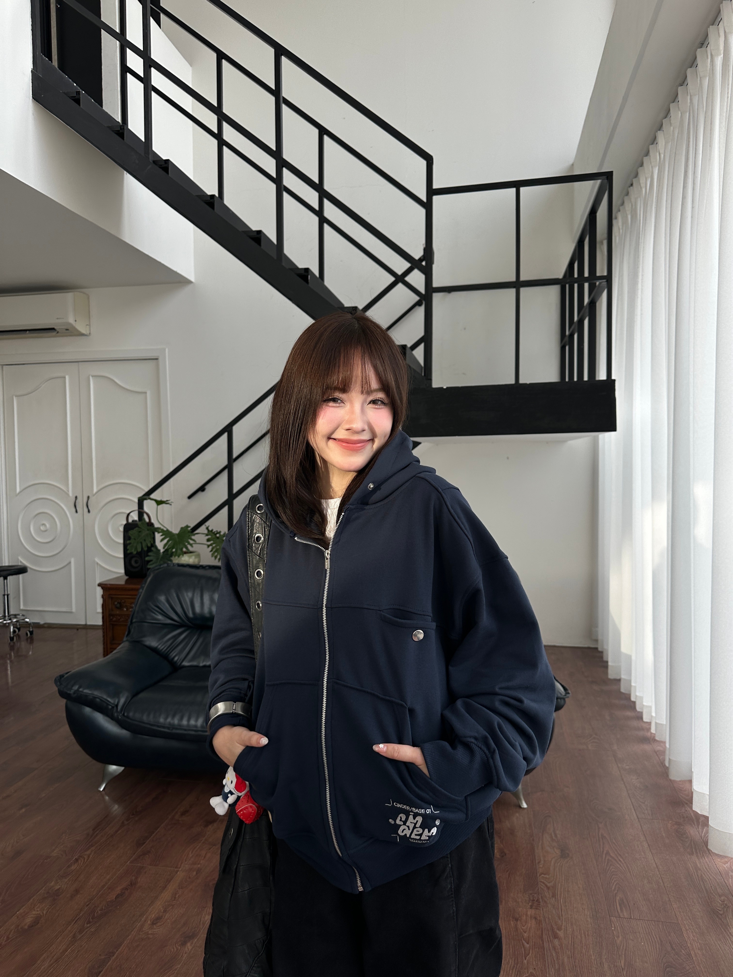 Base - Hoodie Zip Boxy