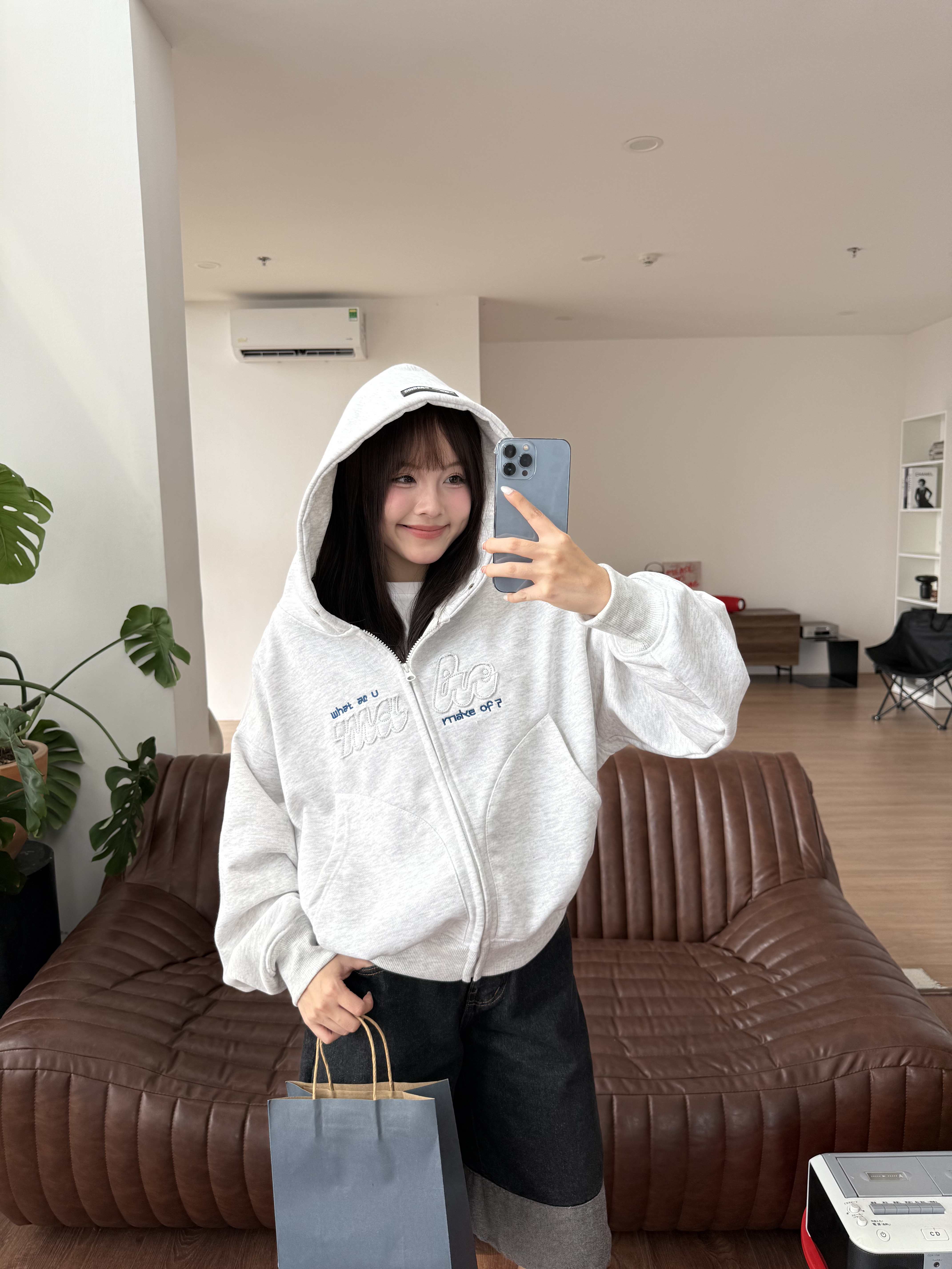 Make - Hoodie Zip Boxy