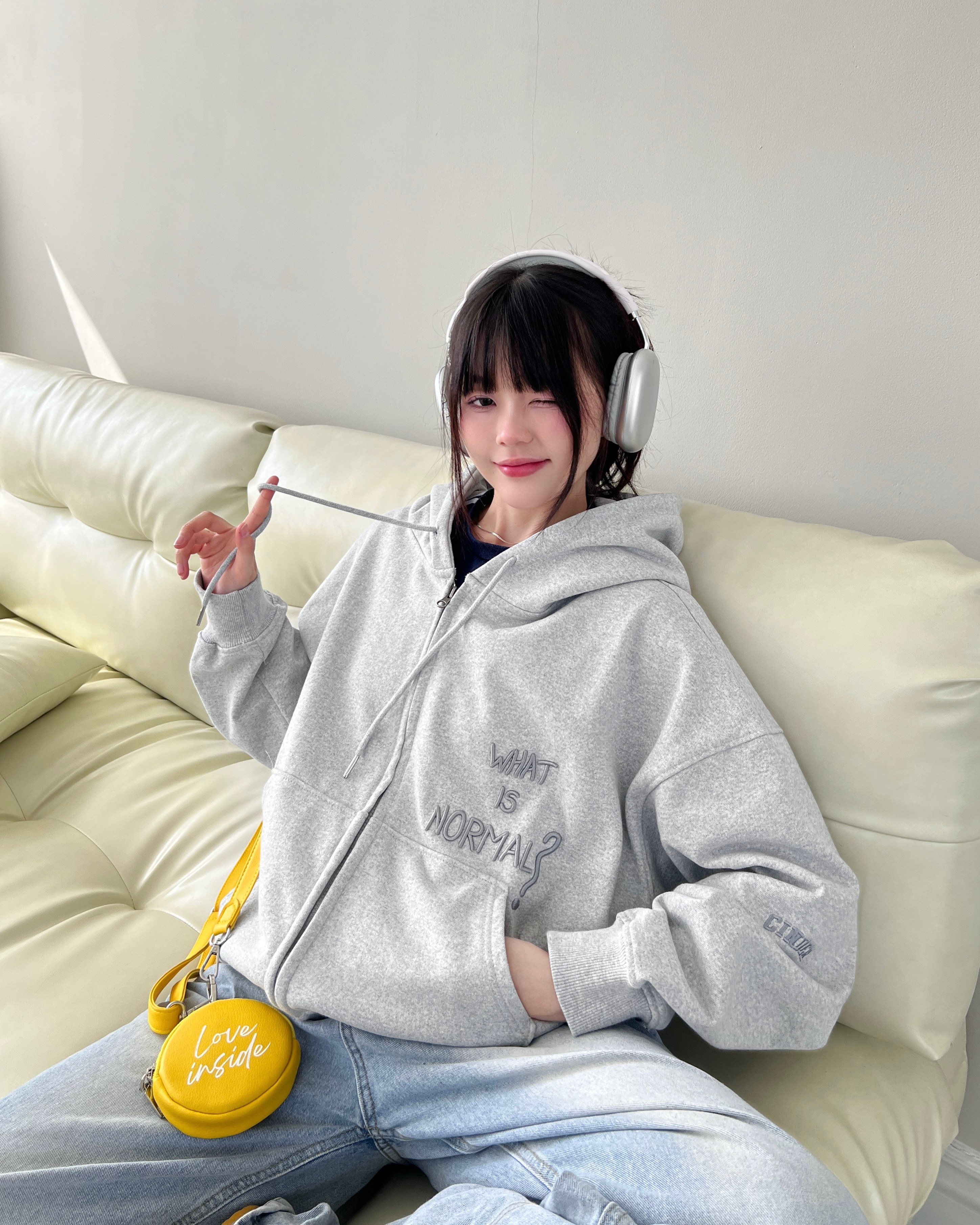 Normal - Hoodie Zip Boxy
