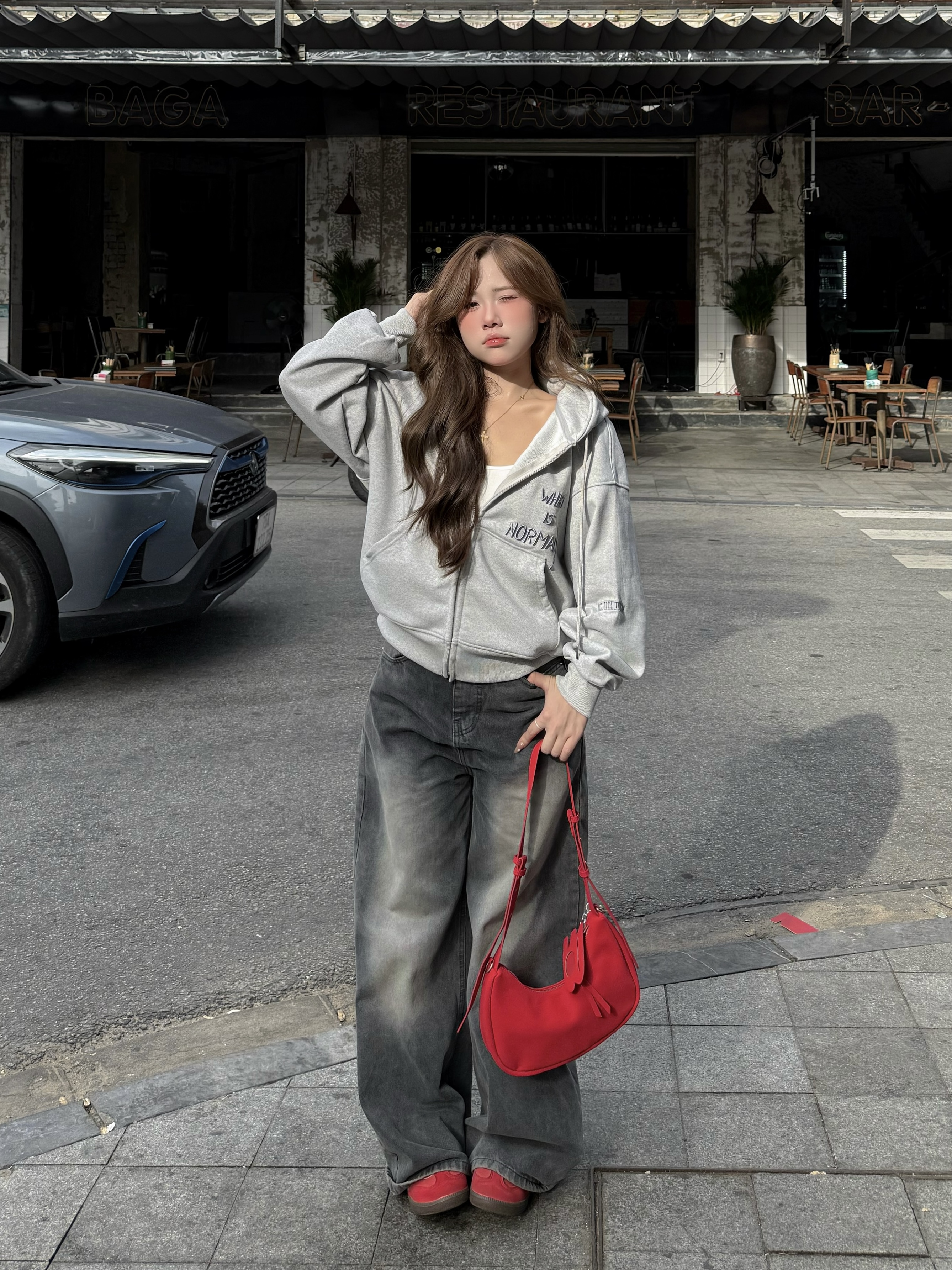 Normal - Hoodie Zip Boxy