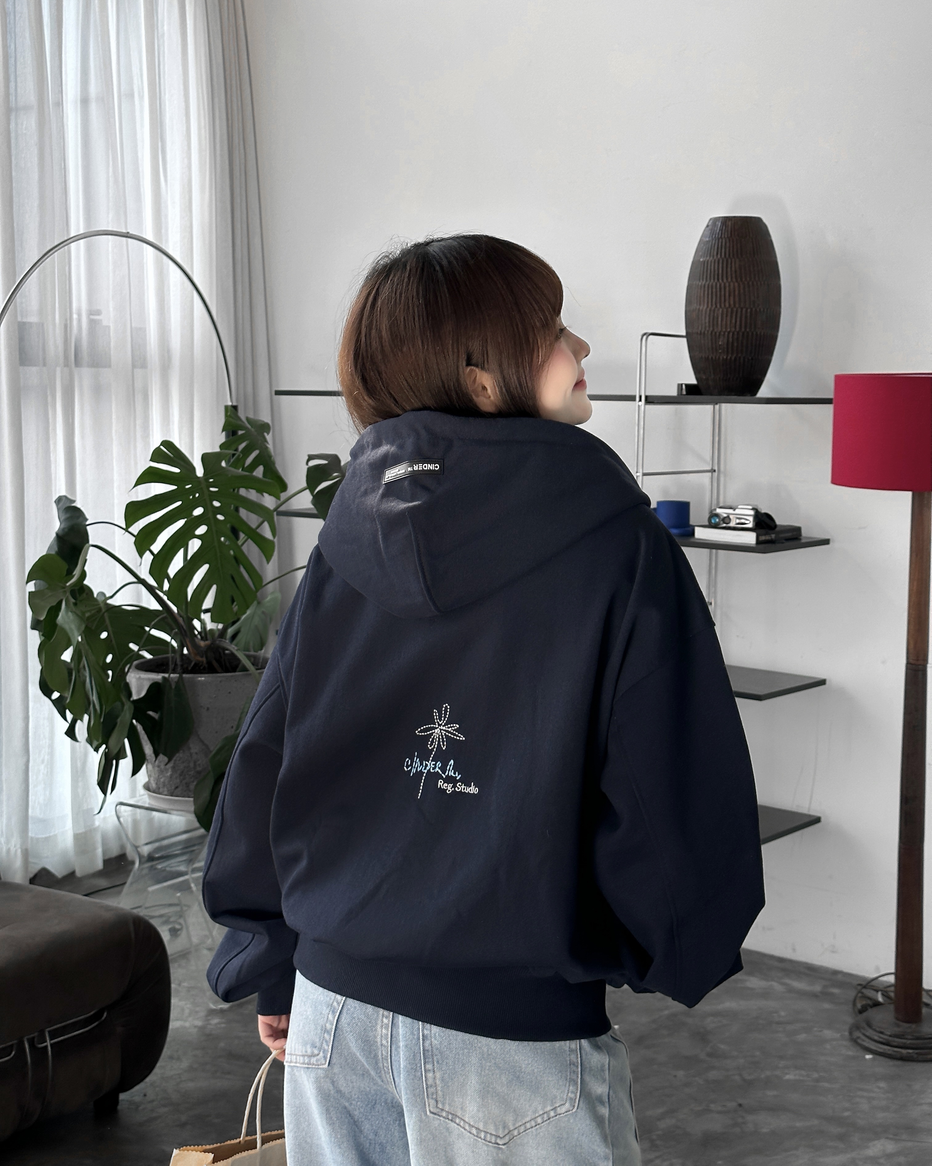 Garden - Hoodie Zip Boxy