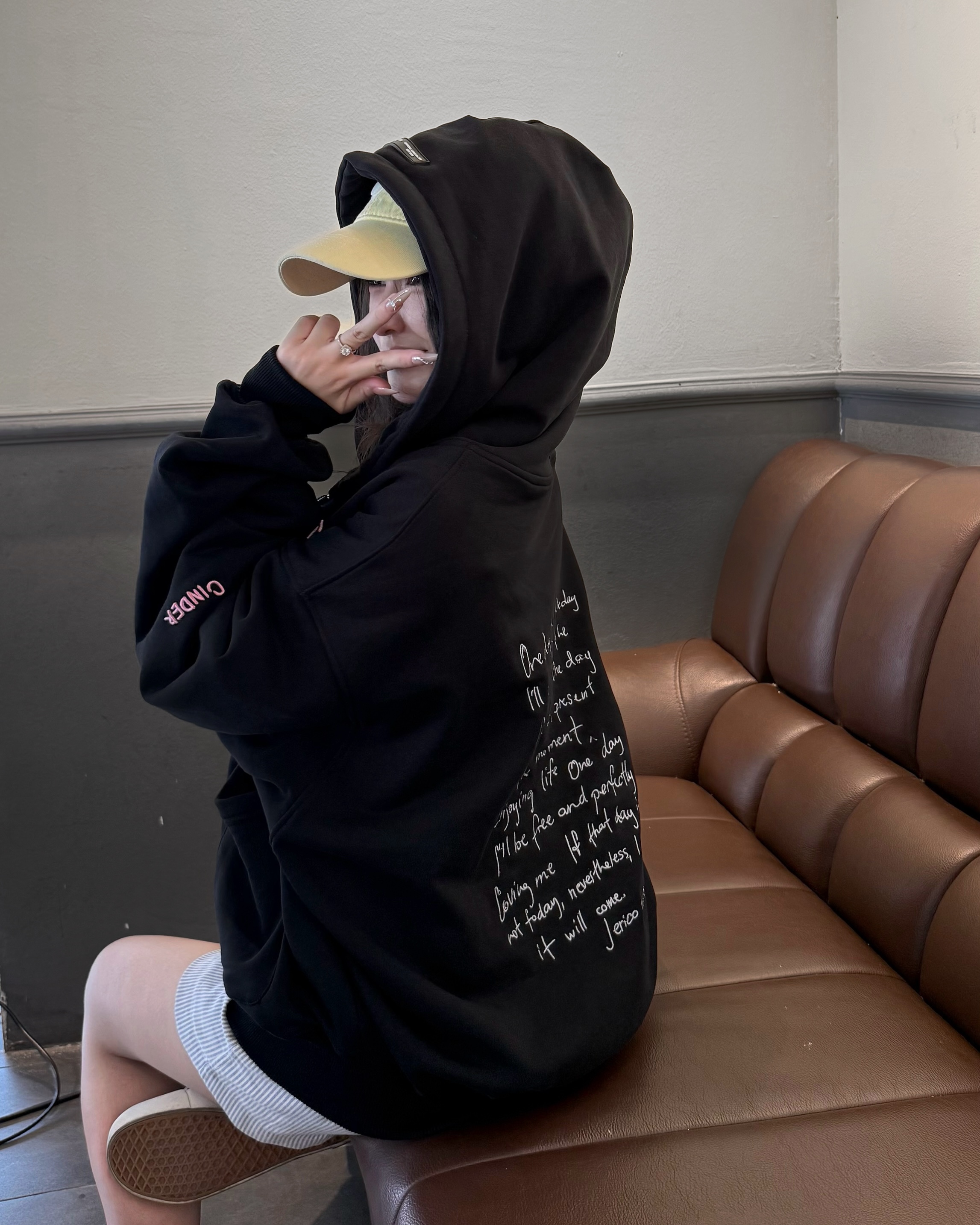 Portrait - Hoodie Zip Boxy