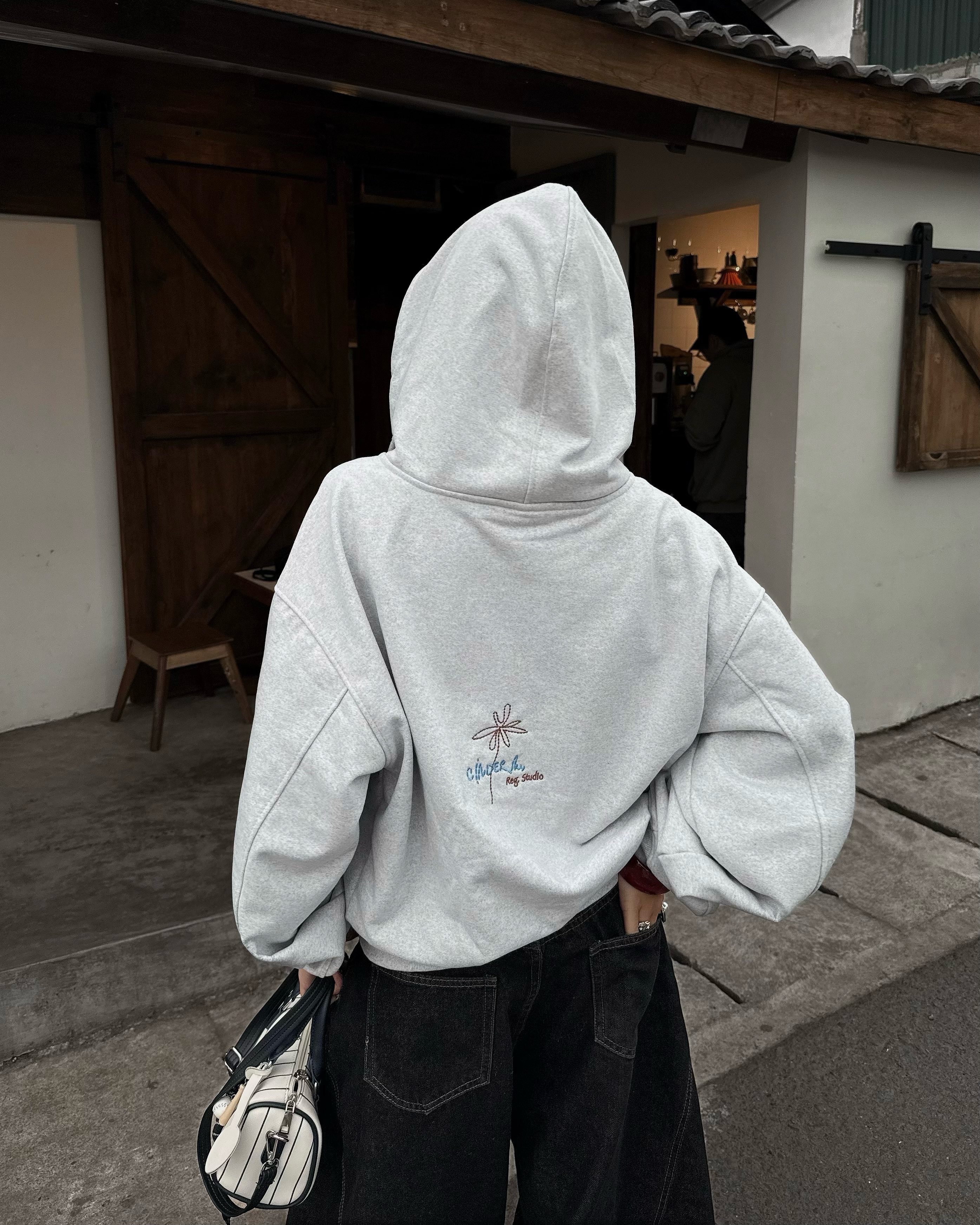Garden - Hoodie Zip Boxy
