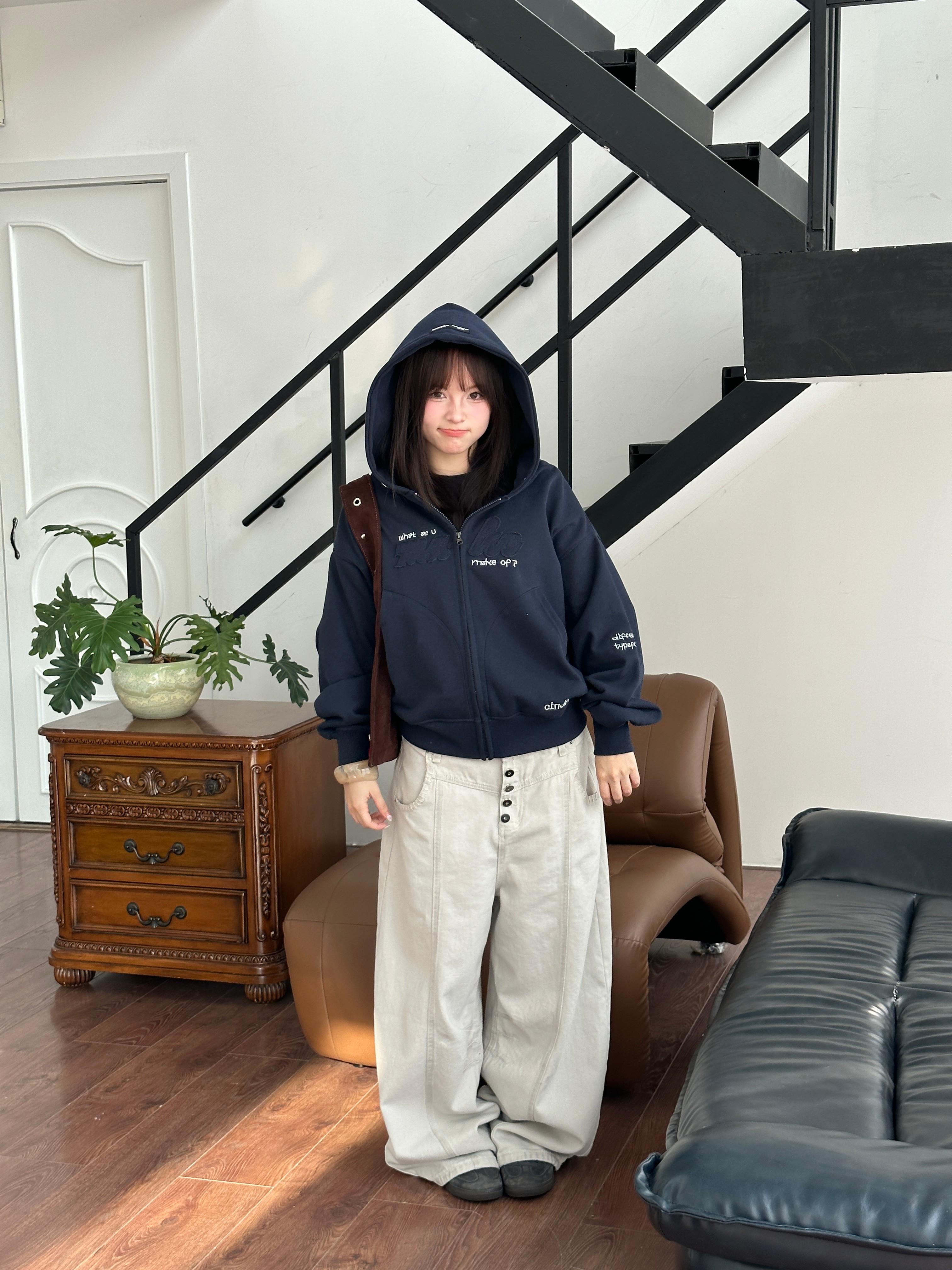 Áo hoodie premium nỉ bông
