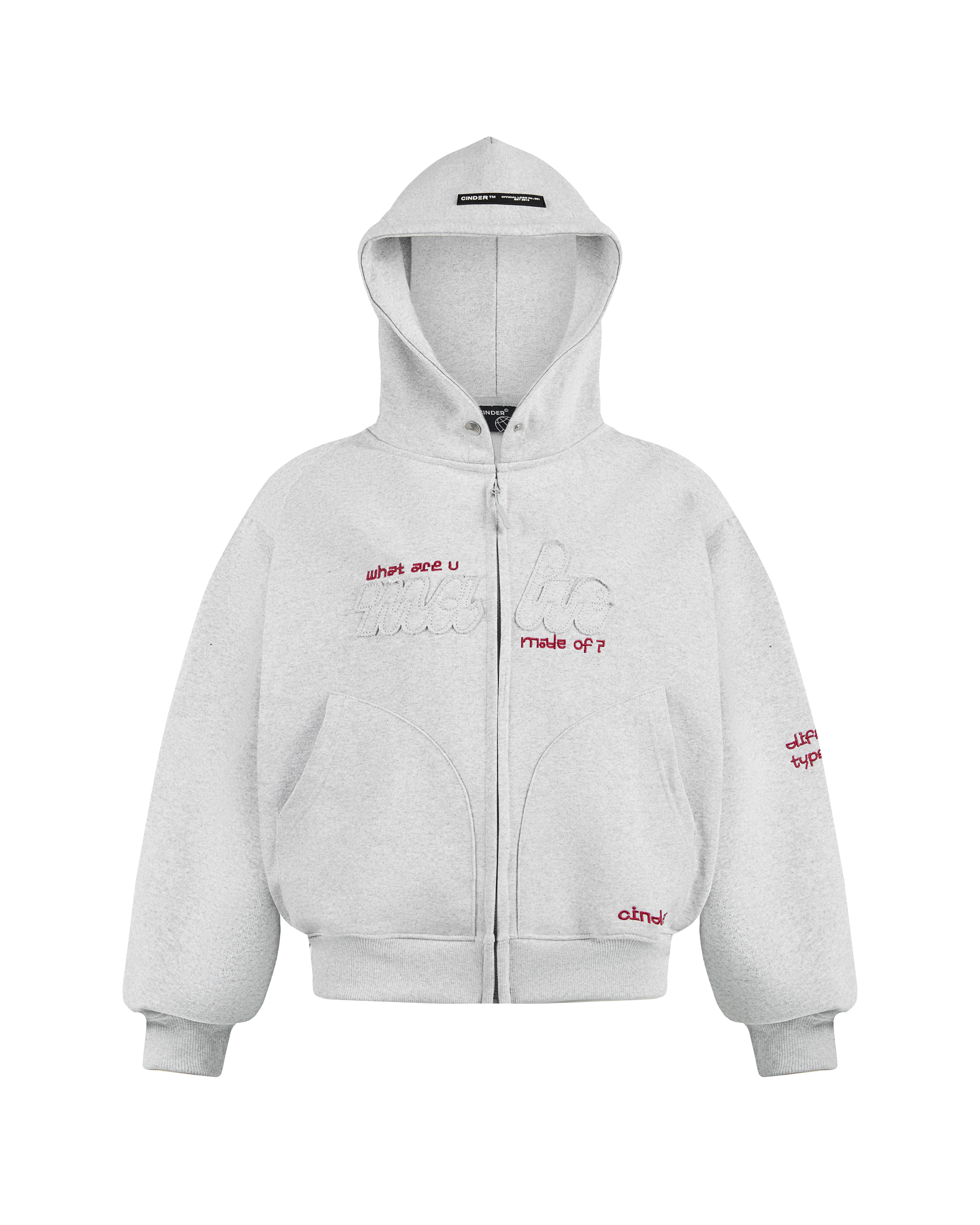 Make - Hoodie Zip Boxy
