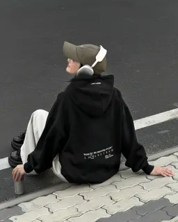 Hoodie zip Cinder màu 4